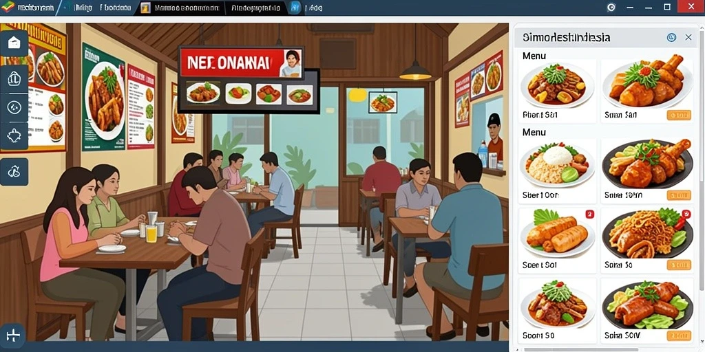 Tampilan antarmuka yang user-friendly dan menarik.