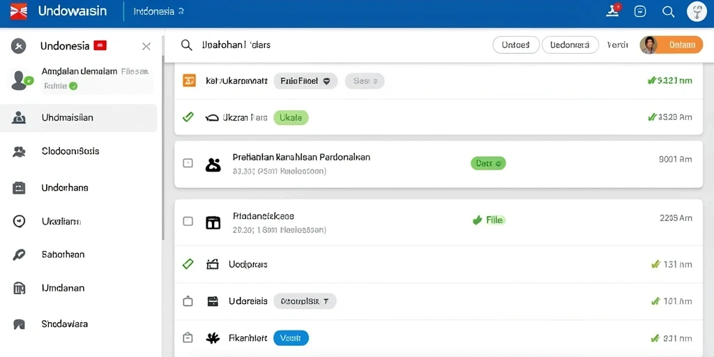 Tampilan antarmuka DEWATOGEL yang user-friendly.