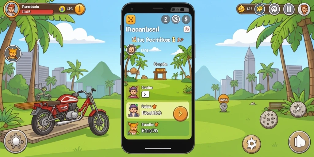 Tampilan utama GAMERP yang menarik dan intuitif.