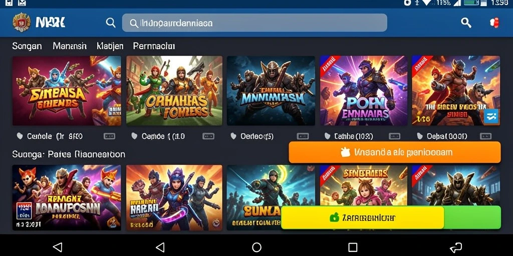 Tampilan awal yang menarik dan intuitif.