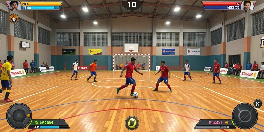 Screenshot yang menunjukkan mode permainan multiplayer.