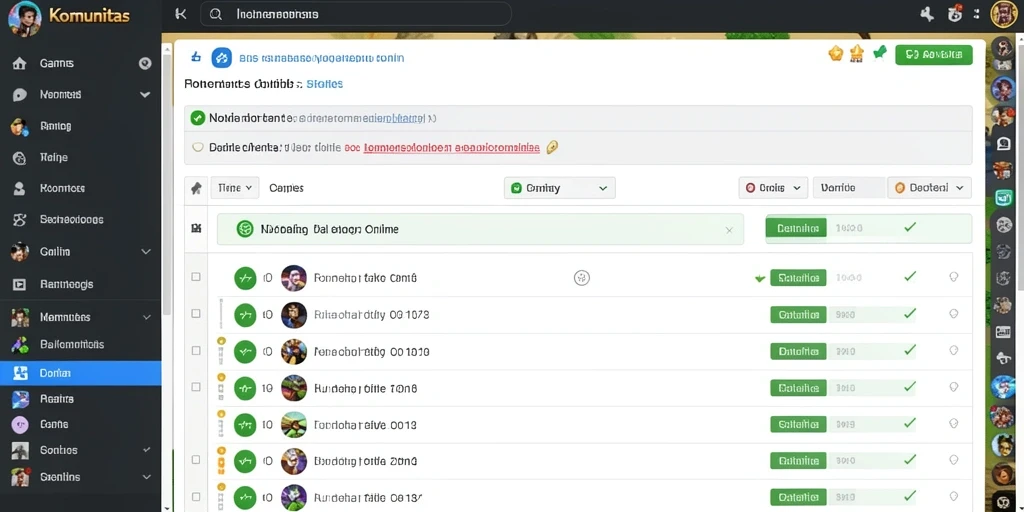 Tampilan antarmuka yang user-friendly dan intuitif.