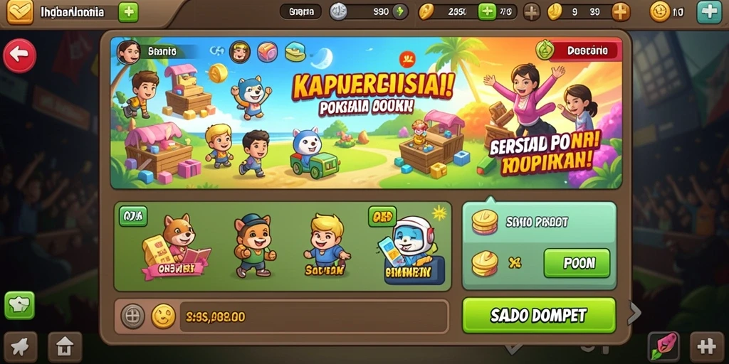 Tampilkan grafis yang menakjubkan di dalam game.