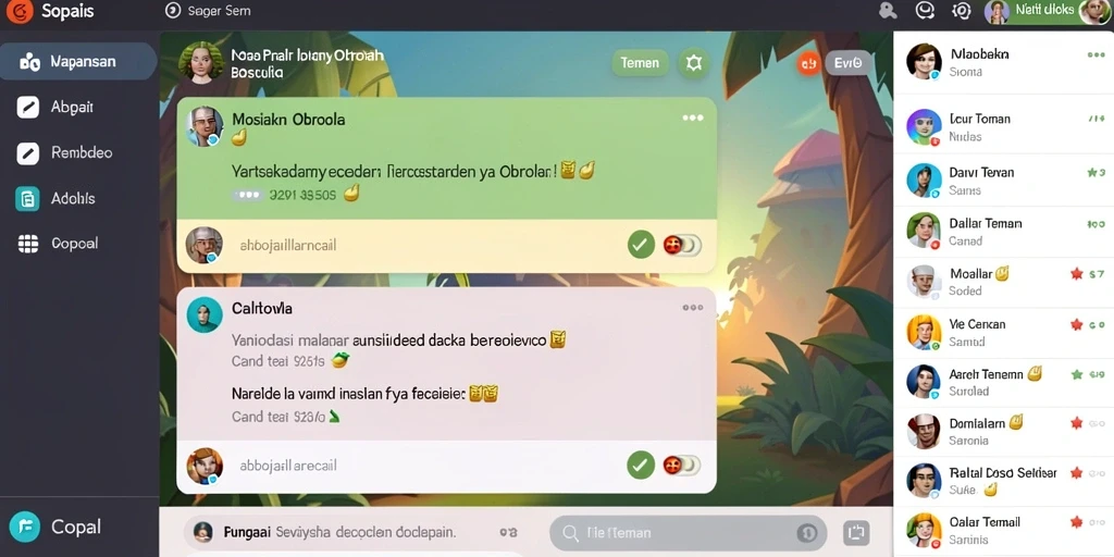 Antarmuka aplikasi yang user-friendly dan modern.