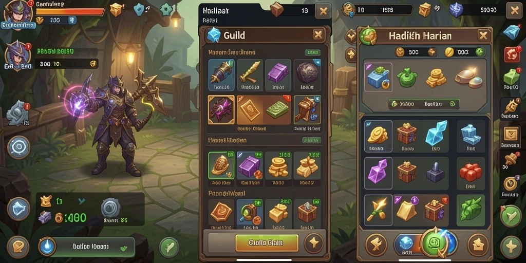Tampilan antarmuka pengguna yang intuitif.