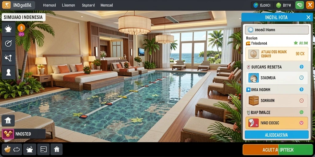 Screenshot UT77 menampilkan grafis karakter yang menakjubkan.