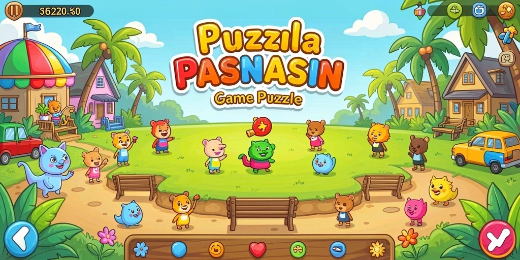Tampilan awal yang memikat dan penuh warna.
