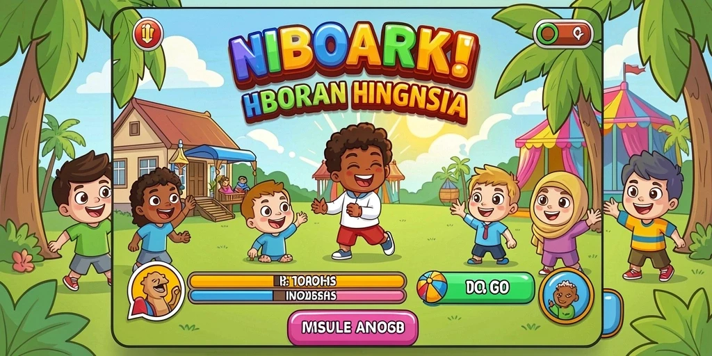 Tampilan karakter utama yang unik dan menarik.